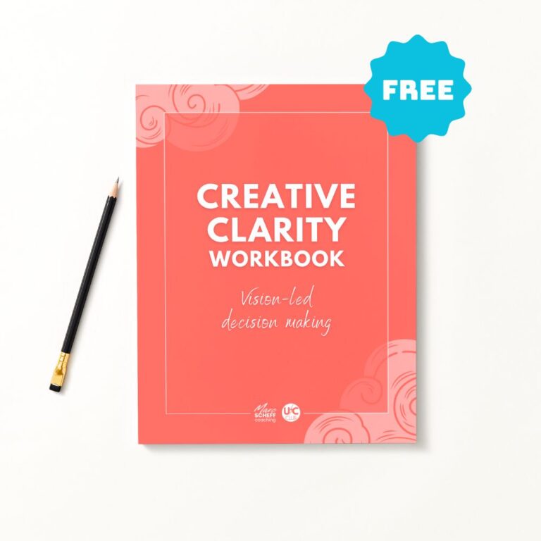 Creative Clarity Workbook by Marc Scheff. A set of questions designed to get you clarity on decisions and creative pursuits